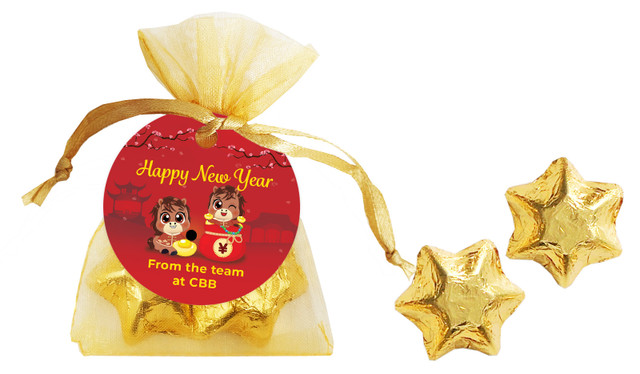 Cute Chinese New Year Personalised Organza Bag
