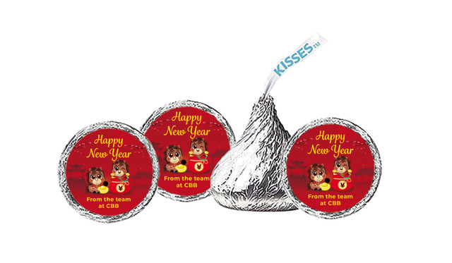 Cute Chinese New Year Personalised Hersheys Kisses