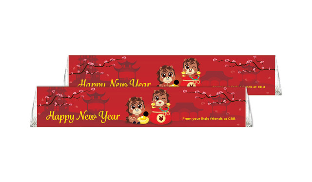 Cute Chinese New Year Custom Toblerone Bars 50g
