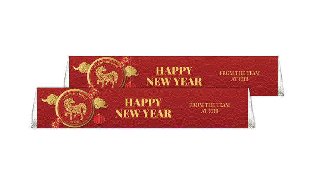 Gold Emblem Chinese New Year Custom Toblerone Bars 50g