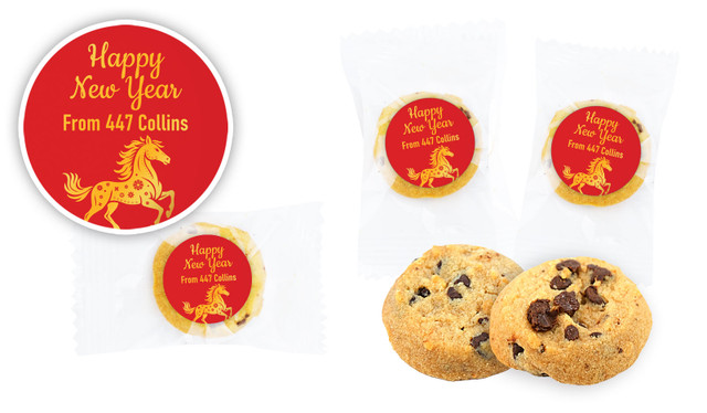 Happy Personalised Chinese New Year Bite-Size Cookie 5g
