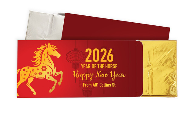 Happy Chinese New Year Personalised Chocolate Bar In A Box