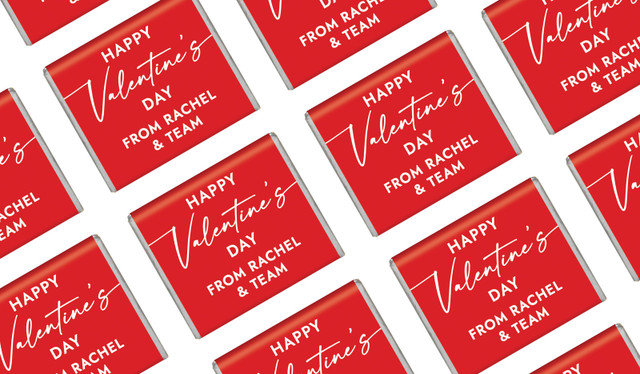 Only Red Valentine's Day Mini Chocolates