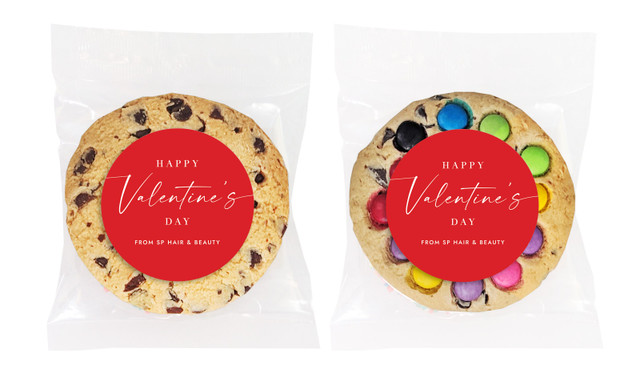 Only Red Valentines Day Personalised Cookie