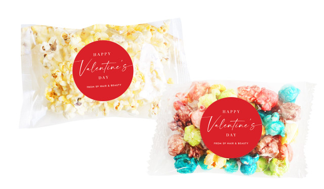Only Red Valentines Day Personalised Popcorn Bag