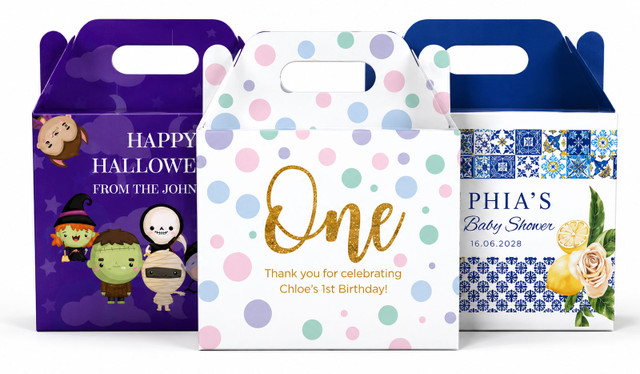 Personalised Gable Box Favour Boxes