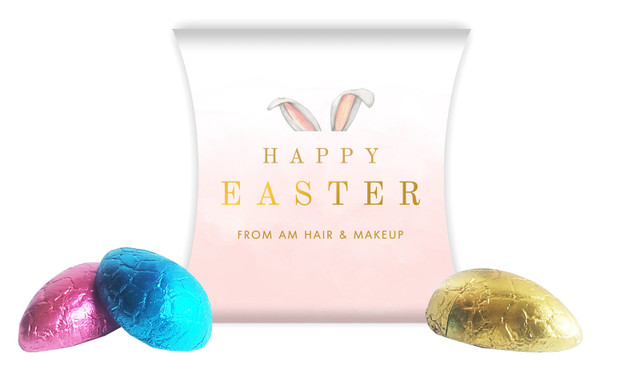 Blush Bunny Ears Easter Pillow Box