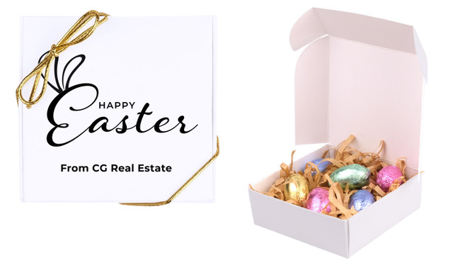 Fun Font Personalised Easter Egg Nest Box