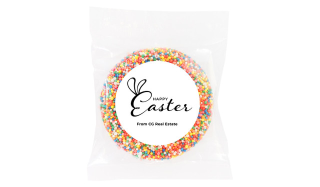 Fun Font Personalised Easter Giant Chocolate Freckles