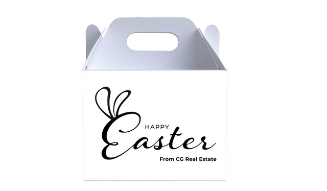 Fun Font Personalised Easter Gable Favour Box