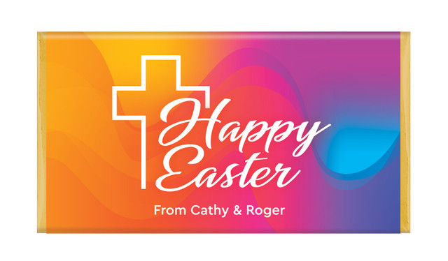 Radiant Religious Personalised Easter Chocolate Bars