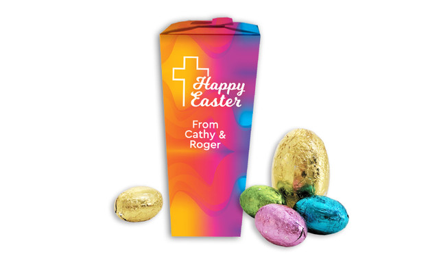 Radiant Religious Personalised Easter Egg Chocabox