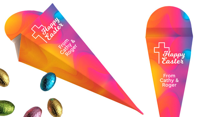 Radiant Religious Personalised Easter Carrot Box