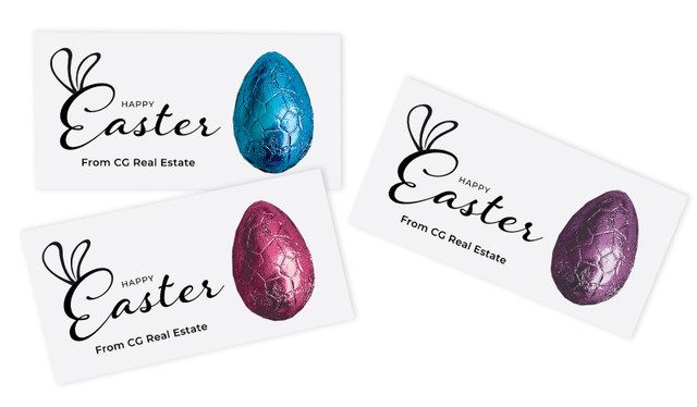 Fun Font Personalised Easter Egg Card