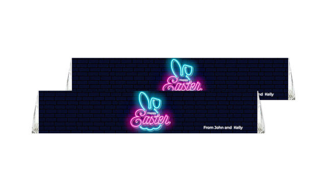 Neon Personalised Easter Toblerone Bars 50g