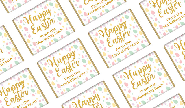 Pastel Eggs Easter Personalised Mini Chocolates
