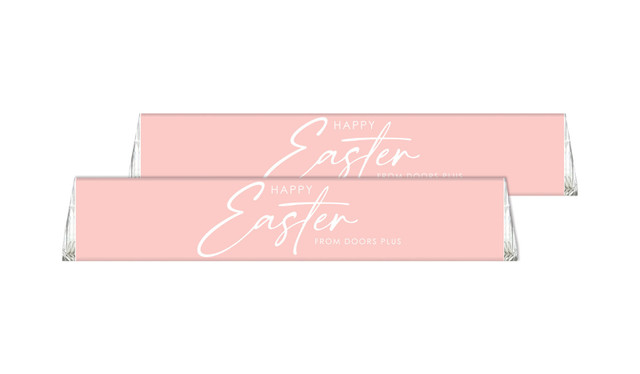 Pretty Pink Personalised Easter Toblerone Bars 50g