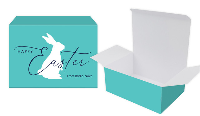 Turquoise Personalised Easter Tuck Gift Box