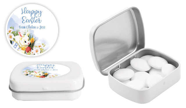 Easter Scene Personalised Easter Mint Tins