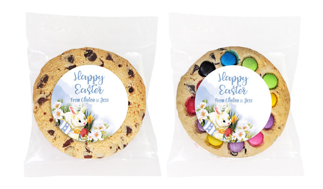 Easter Scene Personalised Easter Cookies
