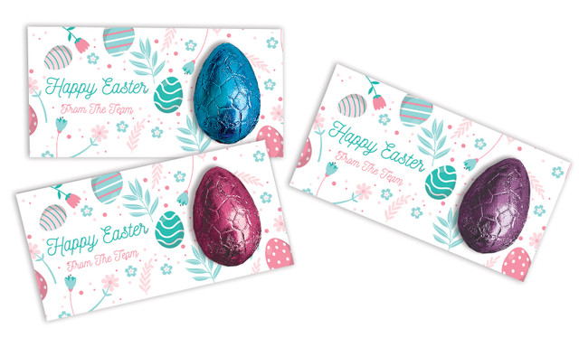 Easter Elements Personalised Easter Egg Card