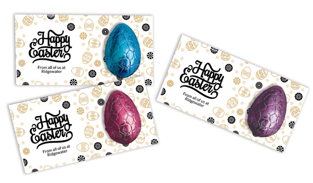 Sophisticated Personalised Easter Egg Card