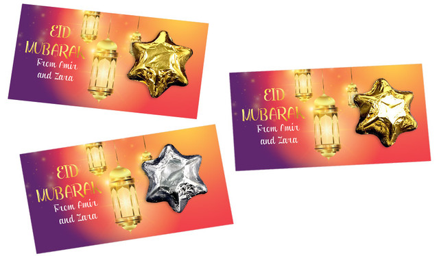 Early Sunrise Personalised Eid Star Card