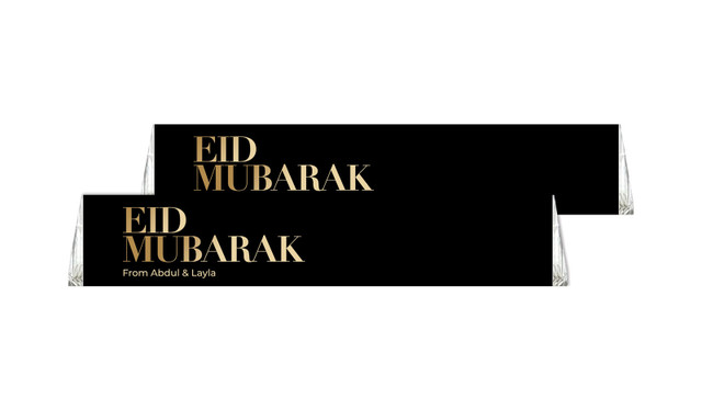 Black Toblerone Eid Mubarak Chocolates 50g