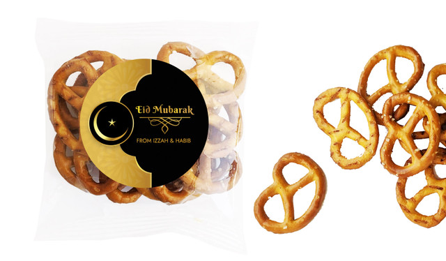 Moon Star Eid Personalised Bag Of Pretzels