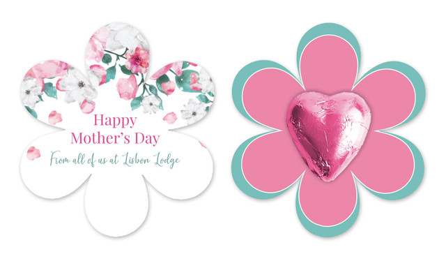Falling Petals Mother's Day Flower Card