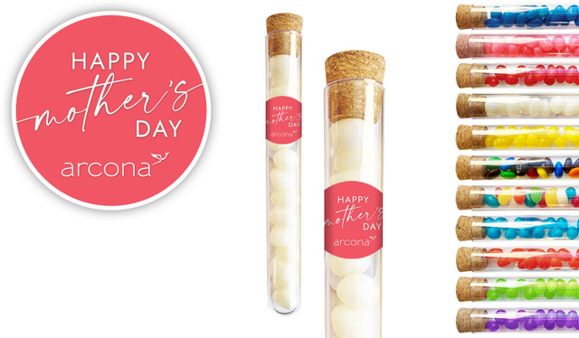 Watermelon Pink Mothers Day Personalised Test Tubes