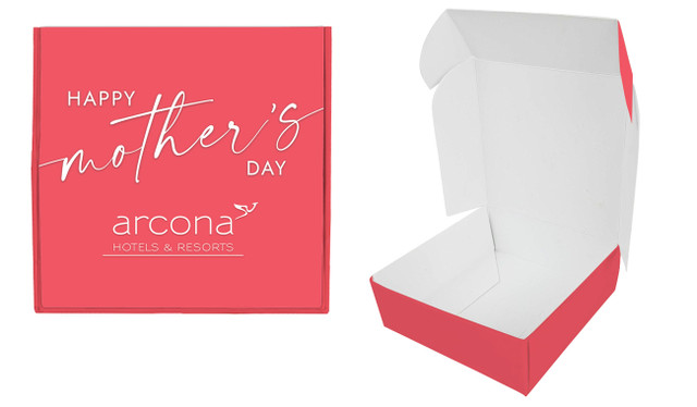 Watermelon Pink Mother's Day Hugs And Kisses Box
