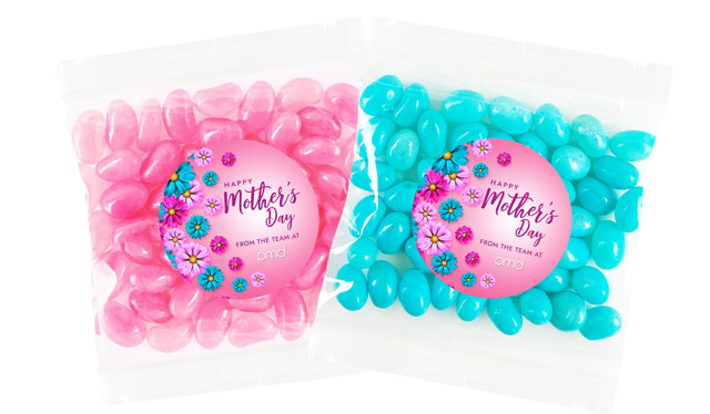 Gerberas Mothers Day Personalised Lolly Bag