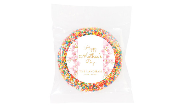 Beautiful Blossoms Mother's Day Personalised Chocolate Freckle