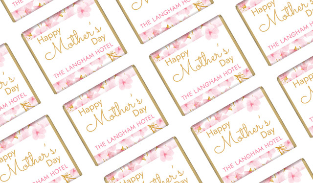 Beautiful Blossoms Mother's Day Custom Mini Chocolates