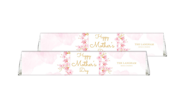 Beautiful Blossoms Personalised Toblerone Mother's Day Chocolates 50g