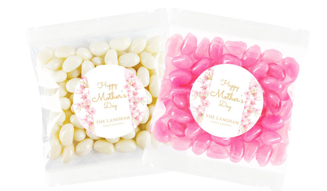 Beautiful Blossoms Mothers Day Personalised Lolly Bag