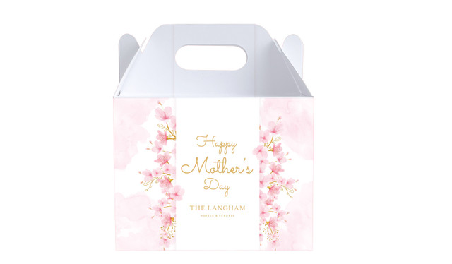 Beautiful Blossoms Mothers Day Personalised Gable Favour Box