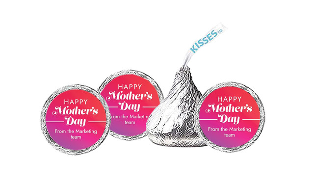 Pink And Purple Mothers Day Personalised Hersheys Kisses