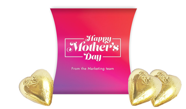 Pink And Purple Mothers Day Personalised Pillow Boxes