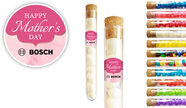 Rose Gold And Pink Mothers Day Personalised Test Tubes