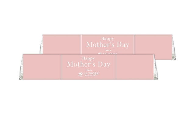 Simple Pink Personalised Toblerone Mother's Day Chocolates 50g