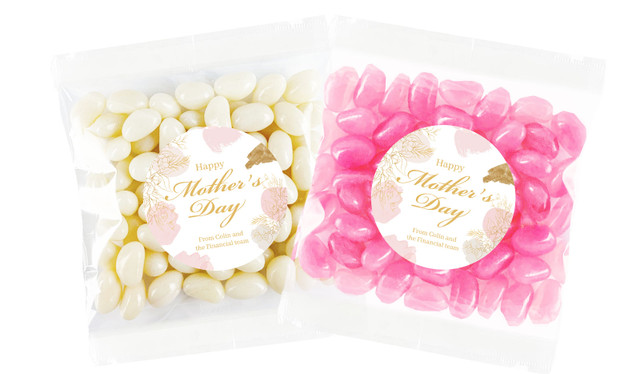 Watercolour Mothers Day Personalised Lolly Bag