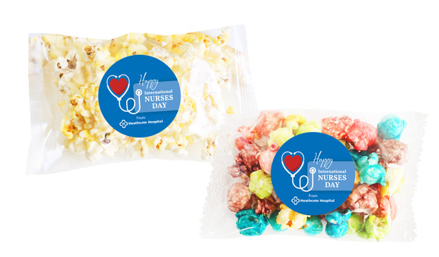 Heart Stethoscope International Nurses Day Personalised Popcorn Bag