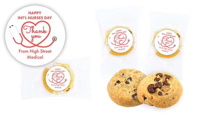Red Stethoscope International Nurses Day Bite-Size Cookie 5g