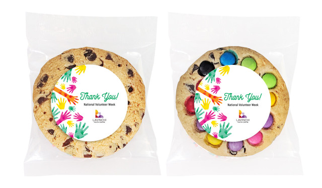 Helping Hands National Volunteer Week Personalised Cookie