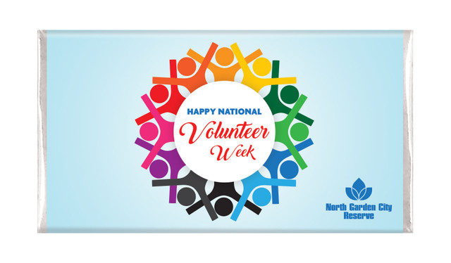 Rainbow Peoples Volunteer Week Personalised Chocolate Bars