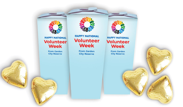 Rainbow Peoples National Volunteer Week Personalised Chocaboxes