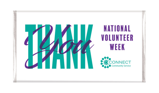 Thank You Volunteer Week Personalised Chocolate Bars