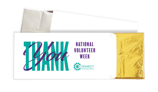 Thank You National Volunteer Week Personalised Chocolate Bar In A Box